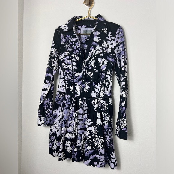 EUC Anthropologie Corset Shirt 100% Cotton Dress Sz 6 - Picture 9 of 16